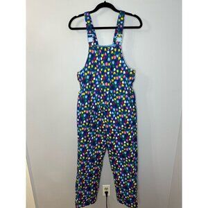 Hanna Andersson Blue Tulip Insulated Snow Bib Overalls Kids 12 150CM
